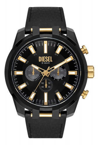 Reloj Pulsera  Diesel Dz4610 Negro