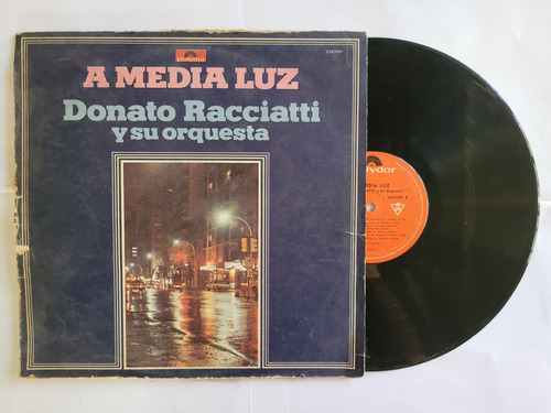 Donato Racciatti A Media Luz Vinilo Lp Arg 1975 Tango