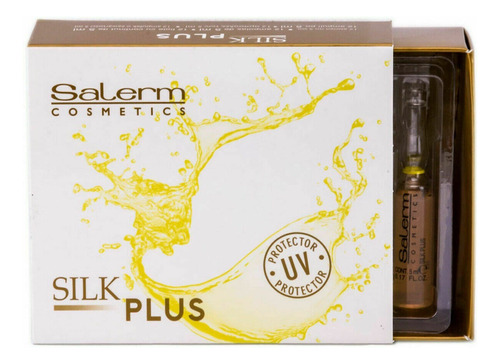 Ampolla Silk Plus Salerm Evita Alergia En Proceso Tintura