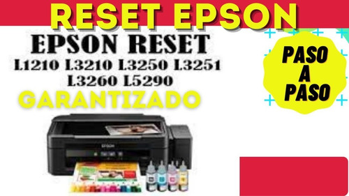 Reset Epson L1210, L3210, L3250, L3251, L3260, L5290 Rapida