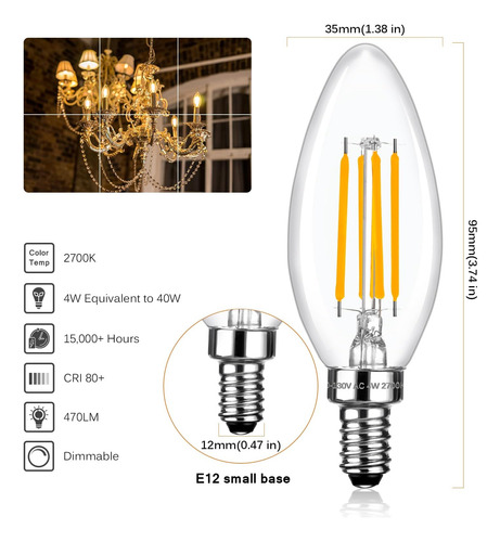 Bombas Led Bombra Led Dimmable Brtstiun Bombles De Del De 4w