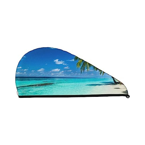 Gorro Para El Cabello Seco Con Estampado De Playa Románt