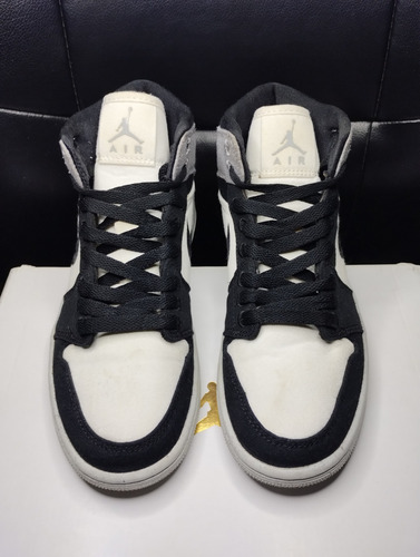 Zapatillas Nike Air Jordan 1 Mid Se Light Steel Grey Usadas (Usado)