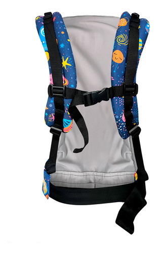 Portabebé Ergonómico La Rebozería Nukú Dryfit Bebé Ao Color Azul