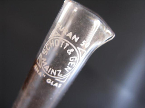 Meonli: Laboratorio Probeta 5ml Germany Cristal (Usado)