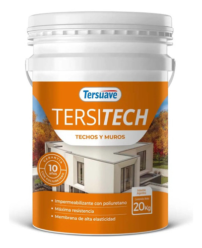 Impermeabilizante Techos Y Muros Tersitech 20 Kg