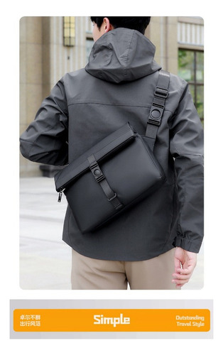 Bolso De Hombro Simple De Gran Capacidad Para Hombre