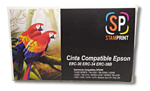 Imagen 2 de 3 de Cintas Compatible Epson Erc30 Erc34 Erc-38 Tmu Bixolon 270