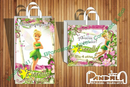 Bolsitas Para Sorpresitas Tinkerbell Campanita X 10 Unid.
