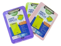Comprar Tabla De Chequeo Con Deposito Colores Pasteles Portapapeles