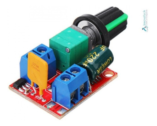 Regulador De Voltaje Dc Pwm De Velocidad Motor 5a, 3-35vdc 