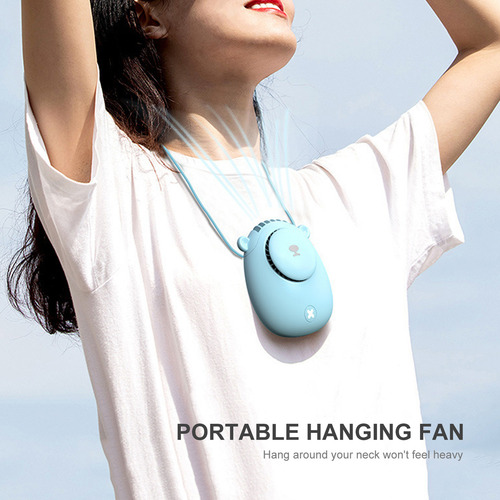 Pj Miniventilador Usb, Ventilador De Cuello, Manos Libres,