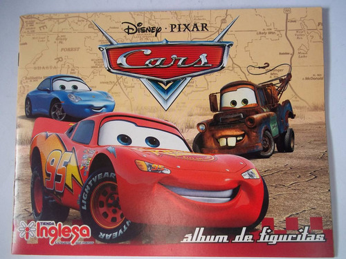 Album De Figuritas Pixar Cars De Disney Tienda Inglesa./////