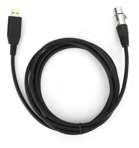 Cabo De Ligação De Microfone Profissional Usb Macho Para Xlr