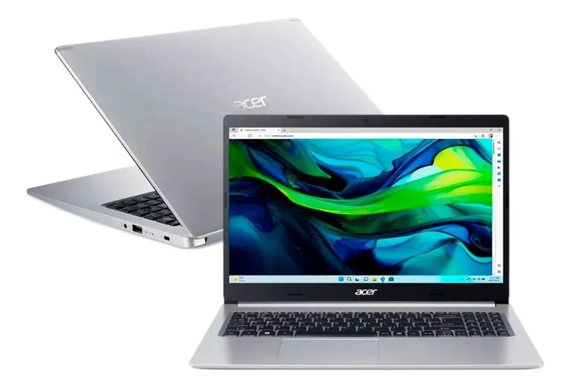 Notebook Acer Aspire 5 Ryzen 5 5500u 16gb Ram 1tb Ssd Nvme Prateado