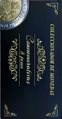 Álbum Completo Monedas De 5 Pesos Conmemorativas Circuladas (Usado)