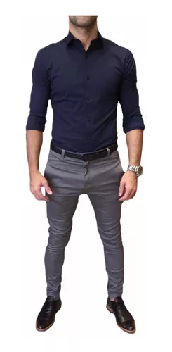 Pantalón Chupin + Camisa + Cinto Vestir