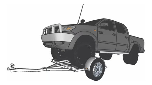 Projeto Reboque Carretinha Para Carro Tipo Asa Delta