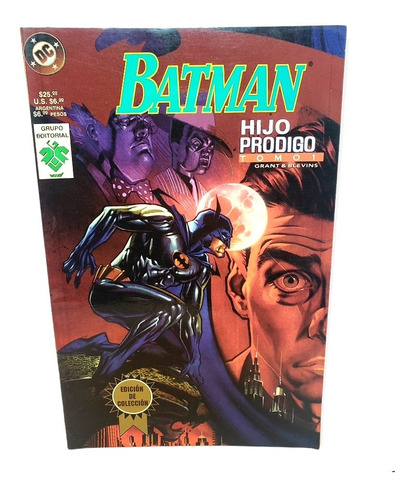 Batman Hijo Prodigo Tomo 1 E. Vid Edicion De Coleccion 