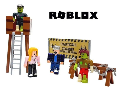 Kit Bonecos Jogo Roblox Zumbi - Dia Das Crianças