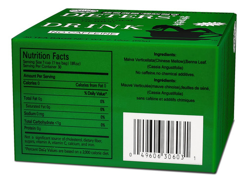 Té Uncle Lee's Para Pérdida De Peso, 30 Sobres, Paquete De 3