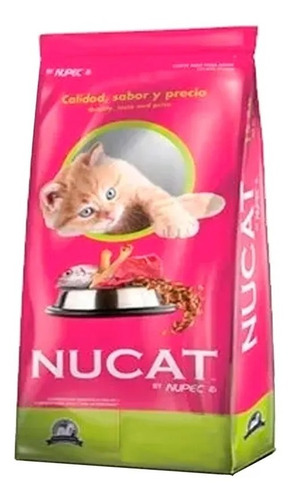 Imagen 1 de 1 de Alimento Para Gato Nucat 15 Kg