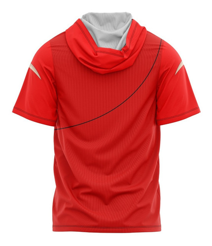Imagem 2 de 2 de Camiseta Capuz Anime Inuyasha Shonen Mangá Cosplay Geek