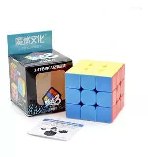 Cubo mágico cúbico de 3x3x3 piezas Moyu Cubo Rubik