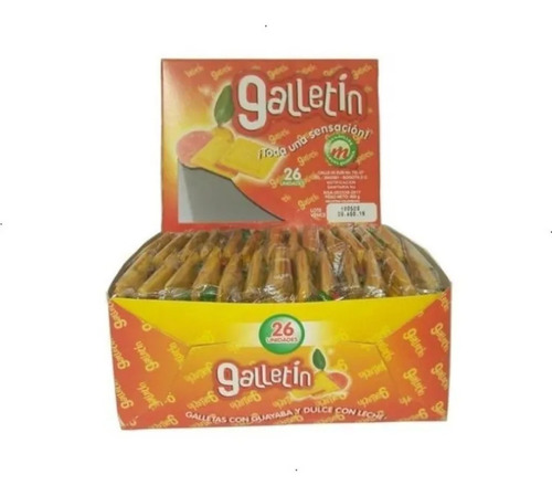 Herpos De Bocadillo & Arequipe Galletín Display X 26 Und 