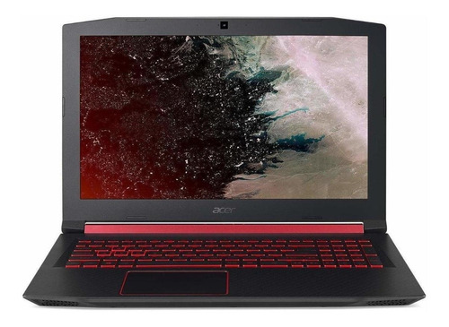 Portátil gamer  Acer Aspire Nitro 5 AN515-53 negra 15.6", Intel Core i5 8300H  8GB de RAM 1TB HDD, NVIDIA GeForce GTX 1050 Ti 60 Hz 1920x1080px Windows 10 Home