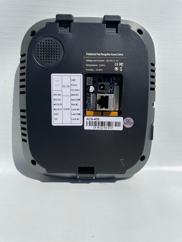 Imagen 5 de 10 de Control De Acceso Y Asistencia Reconocimiento Facial Acs-403