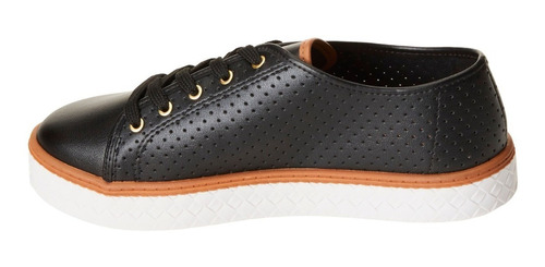 Tênis Casual Feminino 5712-205 Com Microperfuros Moleca