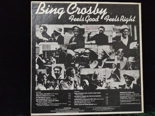 Bing Crosby Feels Good Vinilo,lp,acetato,vinyl (Usado)