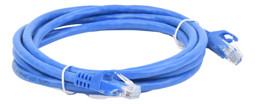 Patch Cord Cable Parcheo Red Utp Cat 6 0.5 Mts Azul