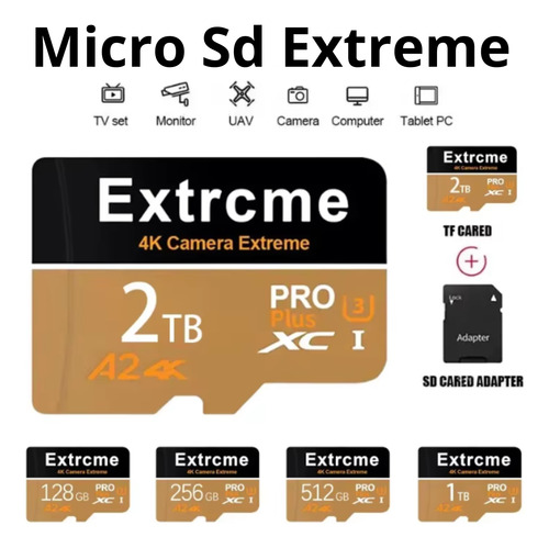 Tarjeta De Memoria Micro Sd Extreme 512gb Sdxc V30 A2