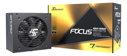 Seasonic Focus Gm-550, 550w 80+ Gold, Semimodular, Se Adapt.