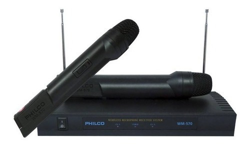 Micrófonos Philco WM 570 inalambricos