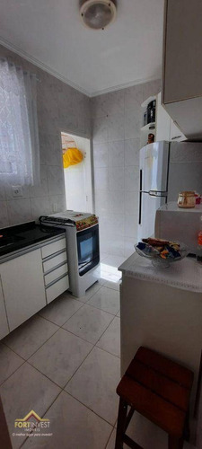 Imagem 5 de 18 de Apartamento Com 2 Dormitórios À Venda, 51 M² Por R$ 205.000,00 - Canto Do Forte - Praia Grande/sp - Ap3675