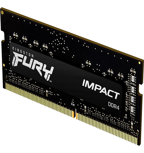 Memoria Ram Kingston Fury Impact Ddr4 16gb Sodimm  2666mhz