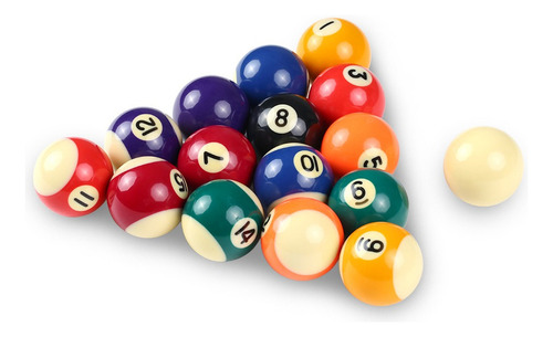 Cue Ball Set Fullset Billar Niños Resina 38mm