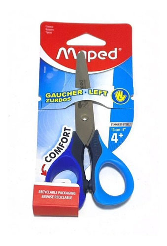 Tijera Maped Sensoft 3d Zurdos 13 Cm #849967741