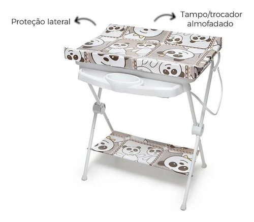 Banheira Para Banho De BebĂȘ Luxo Com Redutor Galzerano Panda