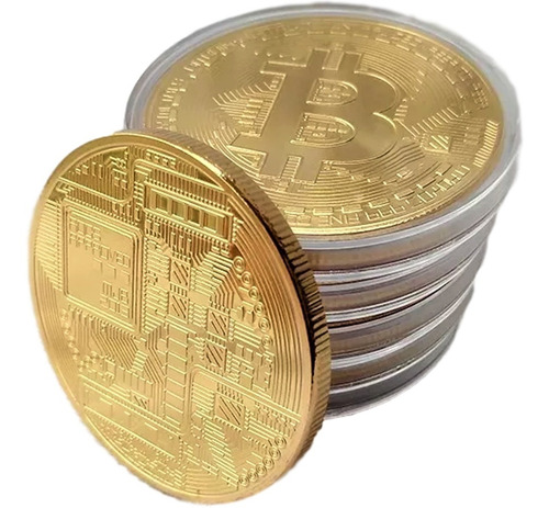 Imagen 5 de 5 de Bitcoin Moneda Modelo One Representacion Btc Con Capsula!