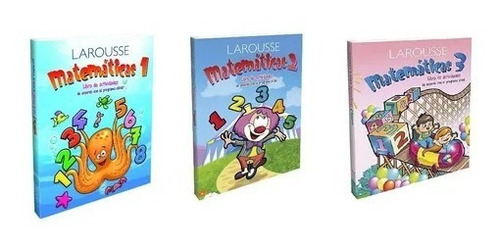Libros Larousse Matemáticas Preescolar 1 2 Y 3