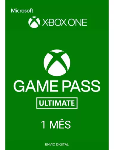 Game Pass Ultimate 1 Mês - 25 Dígitos - Xbox One - Xs - Pc
