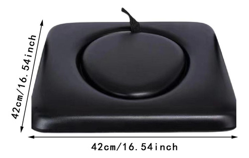 Pu Commode Almohadilla De Asiento De Agujero Redondo