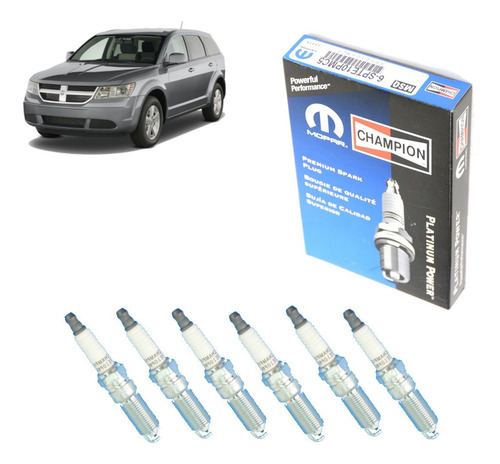 Imagen 1 de 4 de Kit De Bujias Dodge Journey 2.7 L Original Mopar