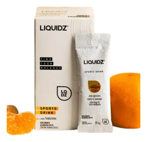 Suplemento Isotonico Liquidz Sabor Tangerina 14un