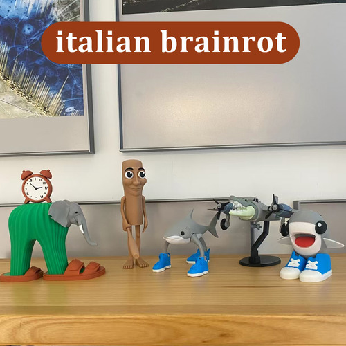 Tralalero Tralala Tiburón Italian Brainrot Y Lirili Larila C