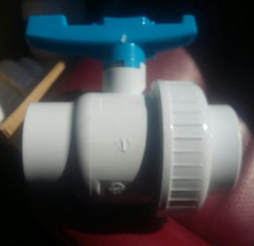 Válvula Bola Unión Sencilla 3 Pvc Cem. C-40 Tecnoplastic